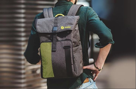 Ninebot by Segway AA.00.0010.52 Backpack Casual Backpack Grey, Yellow Polyester