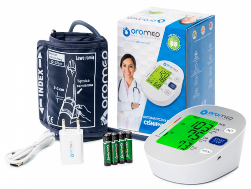 OROMED ORO-BP2 USB REFRIGERATOR electronic blood pressure monitor + POWER SUPPLY