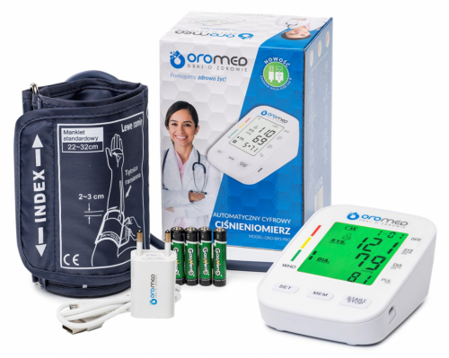 OROMED ORO-BP3 USB REFRIGERATOR electronic blood pressure monitor + POWER SUPPLY