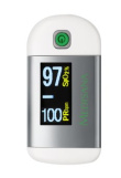 Medisana PM 100 heart rate monitor Finger Silver, Valge