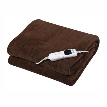 Gallet | Electric blanket | GALCCH130 | Number of heating levels 9 | Number of persons 1 | Washable | Remote control | Microfleece | 120 W | Brown 209074