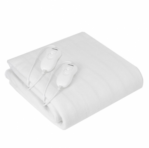 Mesko MS 7420 electric blanket Electric bed warmer 2x 60 W White, Polyester