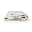 Nedis 1 Person, 150 x 80 cm, 3 Heat Settings, Washable, Overheating protection, Polyester / Synthetic, White