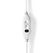 Nedis 1 Person, 150 x 80 cm, 3 Heat Settings, Washable, Overheating protection, Polyester / Synthetic, White