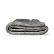 Nedis PEBL130CWT2 electric blanket 120 W Grey, White Fleece, Polyester