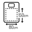 Mesko | Electirc heating under-blanket | MS 7419 | Number of heating levels 4 | Number of persons 1 | Washable | Remote control | Polyester | 60 W | Valge