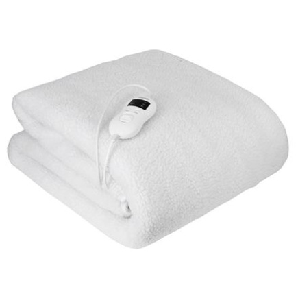 Camry | Electirc heating under-blanket with timer | CR 7422 | Number of heating levels 5 | Number of persons 1 | Washable | Remote control | Syntetic wood | 60 W | Valge