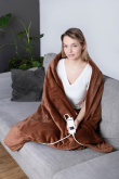 NOVEEN ELECTRIC BLANKET EB655 BROWN SUPER SOFT 180X130CM