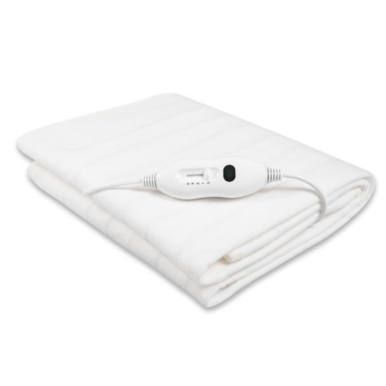 Esperanza EHB002 electric blanket 60 W Valge Fleece,Polyester