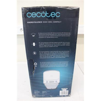 Taastatud. Cecotec EnergySilence 3500 Cool Compact Cooler | Cecotec Evaporative Cooler | EnergySilence 3500 Cool Compact | Number of speeds 3 | DAMAGED PACKAGING, SCRATCHES ON FRONT