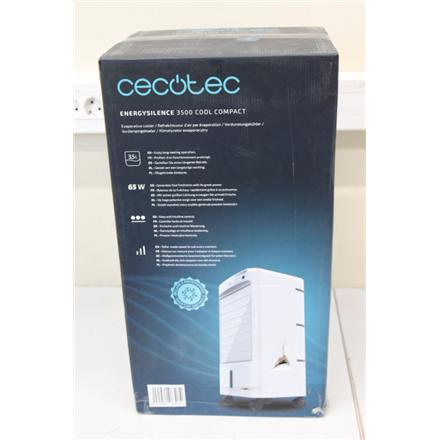 Taastatud. Cecotec EnergySilence 3500 Cool Compact Cooler | Cecotec Evaporative Cooler | EnergySilence 3500 Cool Compact | Number of speeds 3 | DAMAGED PACKAGING