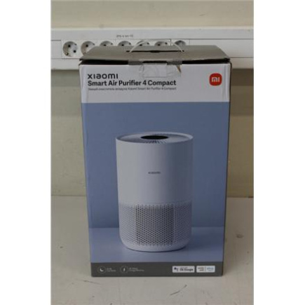 Восстановленный. Xiaomi Smart Air Purifier 4 Compact EU | Xiaomi Smart Air Purifier 4 Compact EU | 27 W | Suitable for rooms up to 16-27 m² | White | DEMO, DAMAGED PACKAGING, MISSING: POWER ADAPTER AND MANUALS