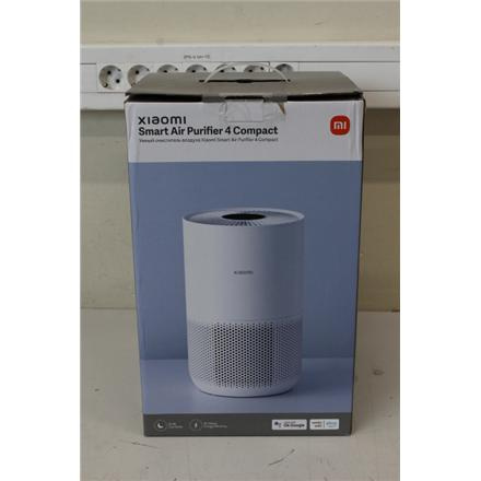 Renew. Xiaomi Smart Air Purifier 4 Compact EU | Xiaomi Smart Air Purifier 4 Compact EU | 27 W | Suitable for rooms up to 16-27 m² | White | DEMO, DAMAGED PACKAGING, MISSING: POWER ADAPTER AND MANUALS