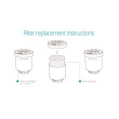 Anti-calc & Antibacterial Filter Capsules (2x) | For Beam mini | Valge DXHUC05