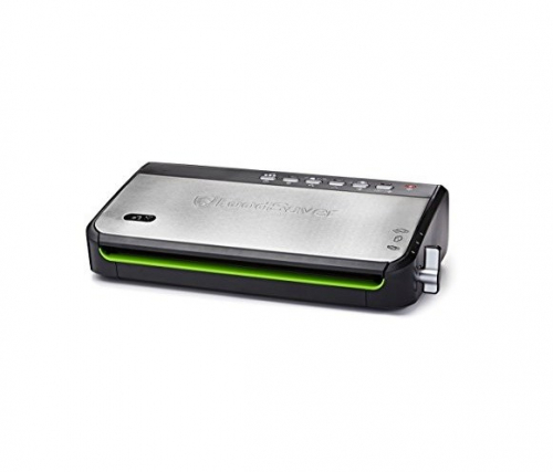 FoodSaver FFS005X vacuum sealer 0.5 mbar Black, Stainless steel