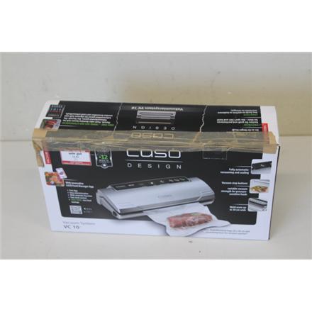 Восстановленный.  | Caso | Bar Vacuum sealer | VC10 | Power 110 W | Temperature control | Silver | SCRATCHES ON SIDES