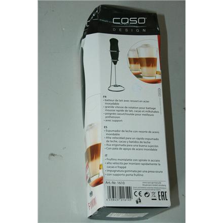 Восстановленный. Caso Fomini Milk frother, Black | Caso | Fomini | Milk frother | Black | DAMAGED PACKAGING