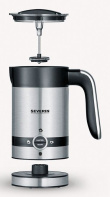 Severin SM 3584 milk frother/warmer Automatic Black, Stainless steel