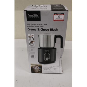 Renew. Caso Crema & Choco Milk frother, LED Display, 360° base station, Black | Caso | Crema & Choco Milk frother | 01665 | 0,35 L | 500 W | Black | DAMAGED PACKAGING