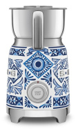 Smeg MFF01DGBEU milk frother/warmer Automatic Blue, Silver, Valge