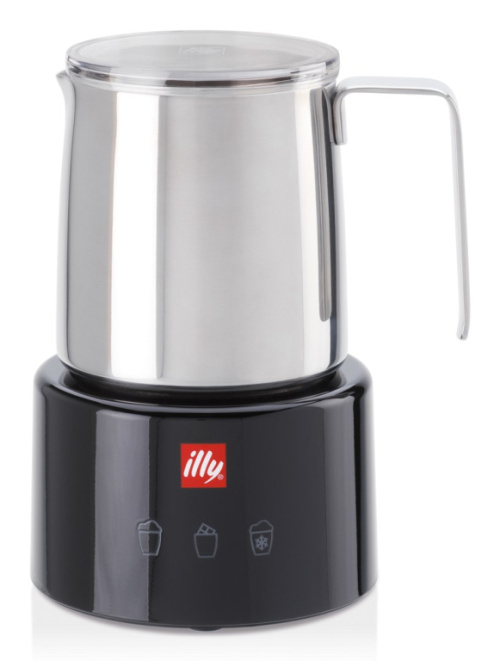 Illy 23760 milk frother/warmer Black, Stainless steel