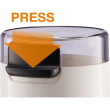 Gorenje | Coffee Grinder | SMK150SW | 150 W | Coffee beans capacity 45 g | Lid safety switch | White 456183