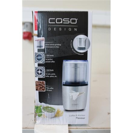 Восстановленный. | Caso | Coffee and spice grinder | 1831 | 200 W | Lid safety switch | Number of cups 4-8 pc(s) | Pulse function | Stainless steel | DAMAGED PACKAGING