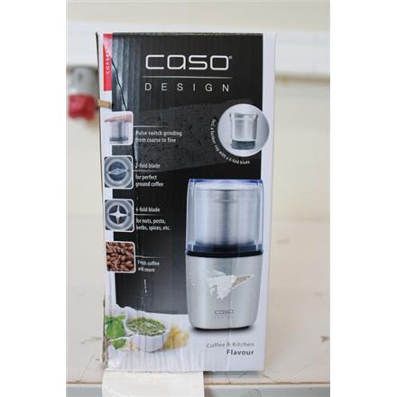 Renew. | Caso | Coffee and spice grinder | 1831 | 200 W | Lid safety switch | Number of cups 4-8 pc(s) | Pulse function | Stainless steel | DAMAGED PACKAGING