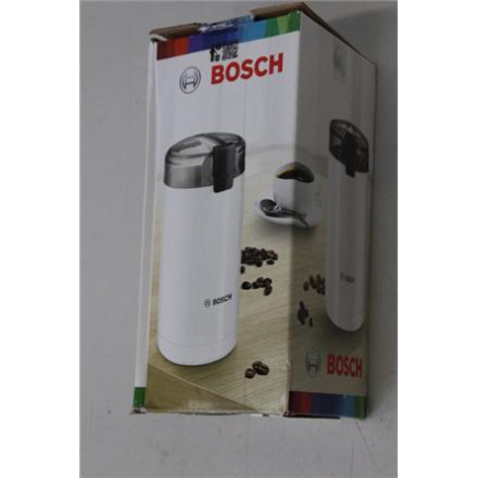 Renew. Bosch TSM6A011W Coffee Grinder, 75 g beans, White | Bosch Coffee Grinder | TSM6A011W | 180 W | Coffee beans capacity 75 g | White | DAMAGED PACKAGING
