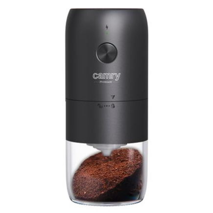 Camry Cordless USB Electric Coffee Grinder | CR 4302 | 25 W | Coffee beans capacity 25-30 g | Must