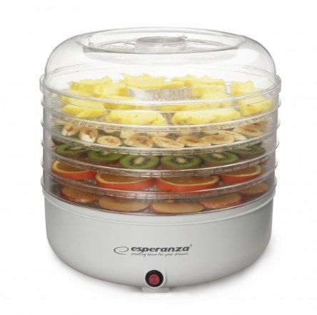 Esperanza EKD001 food dehydrator Transparent,White 125 W