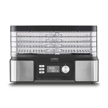 Caso | Food Dehydrator | DH 450 | Power 370-450 W | Number of trays 5 | Temperature control | Integrated timer | Black/Stainless Steel