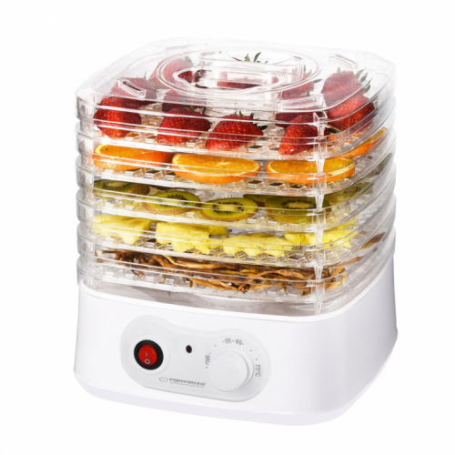 Esperanza EKD004 Food dehydrator,Transparent,White 250 W