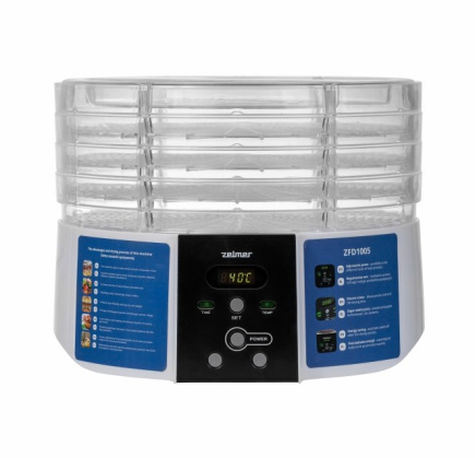Zelmer ZFD1005 food dehydrator Transparent 520 W