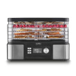 Caso | Food Dehydrator | DH 450 | Power 370-450 W | Number of trays 5 | Temperature control | Integrated timer | Must/Stainless Steel