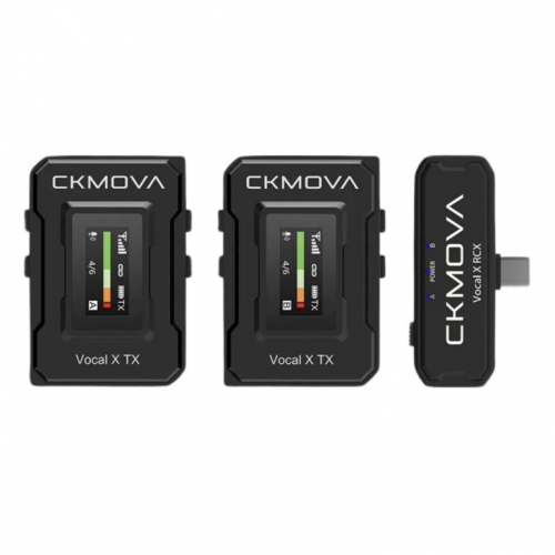CKMOVA Vocal X V4 MK2 - wireless usb-c system with two microphones