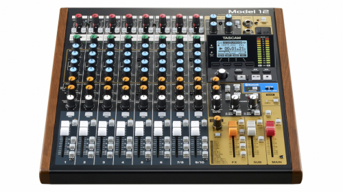 Tascam Model 12 12 channels 20 - 20000 Hz Black, Wood