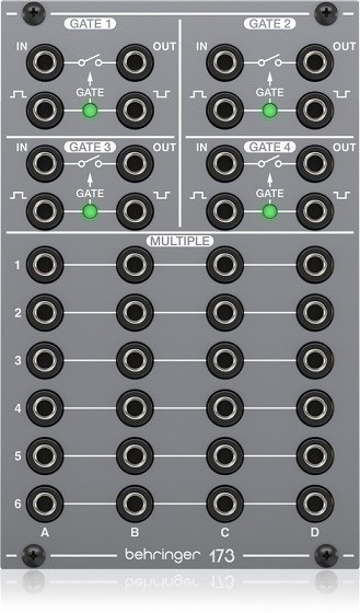 Behringer 173 QUAD GATE/MULTIPLES Moduł syntezatora modularnego