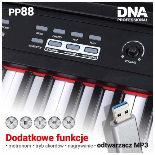 DNA PP 88 Digital Piano Full-Size Keyboard