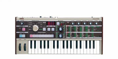 Korg microKORG MK1 - analogue synthesiser with vocoder, grey