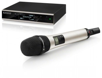 SENNHEISER SL HANDHELD SET DW-3-EU R, VOCAL SET, INCLUDES HANDHELD TRANSMITTER + MME 865-1, STAT. RECEIVER AND POWER PACK, GA 4, DIGITAL, 1.9 GHZ