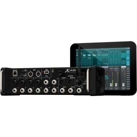 Behringer XR12 audio mixer 12 channels Black