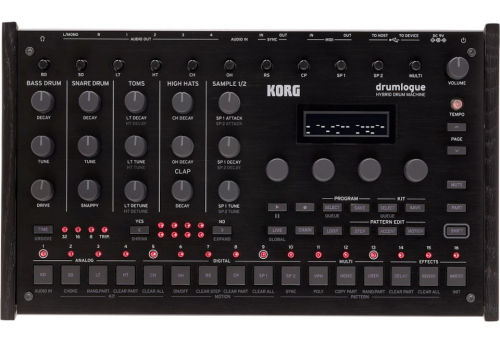 Korg drumlogue - Hybrid drum machine