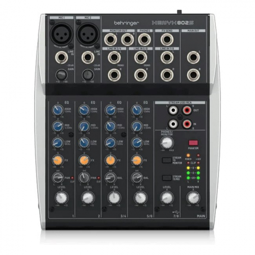 Behringer XENYX 802S - analogue audio mixer