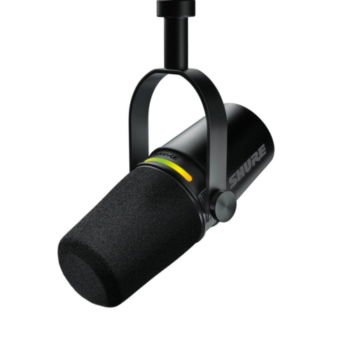 Shure MV7+-K-BNDL - lectern/vocal Mikrofon with XLR/USB-C connector, black + desk stand GATOR MISSUHMIK0063