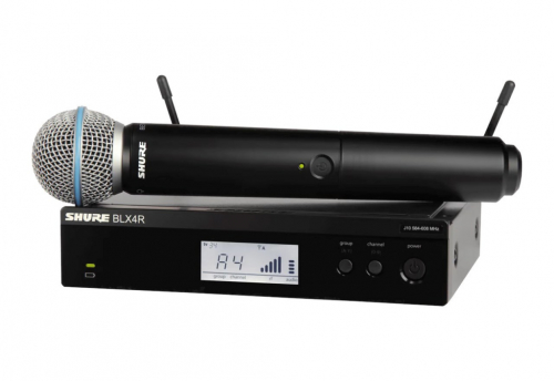 Shure BLX24RE/B58-H8E - wireless vocal system for rack mounting with Beta 58A Microphone