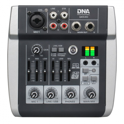 Analog sound mixer DNA QMX402 with 3 channels