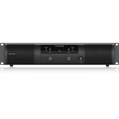 Behringer NX1000 audio amplifier Performance/stage Black