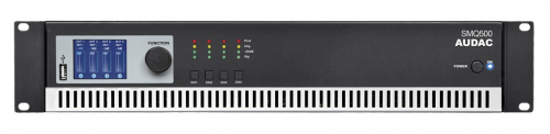 Audac SMQ500 WaveDynamics ™ four-channel power amplifier 4 x 500 W