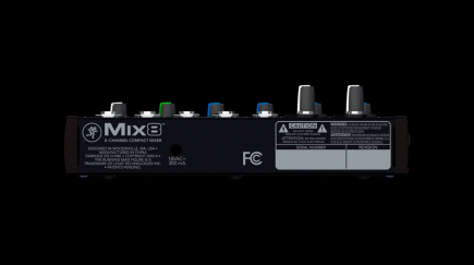 Mackie Mix8 8 channels 20 - 30000 Hz Black